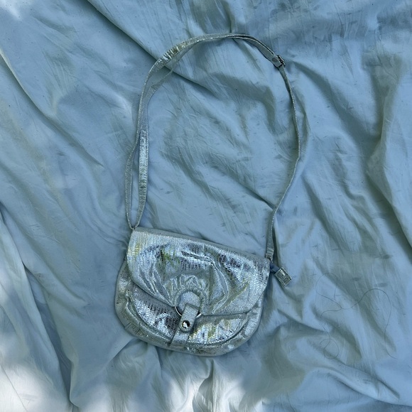 Vintage D Fusion Y2K Silver Purse - Picture 1 of 9